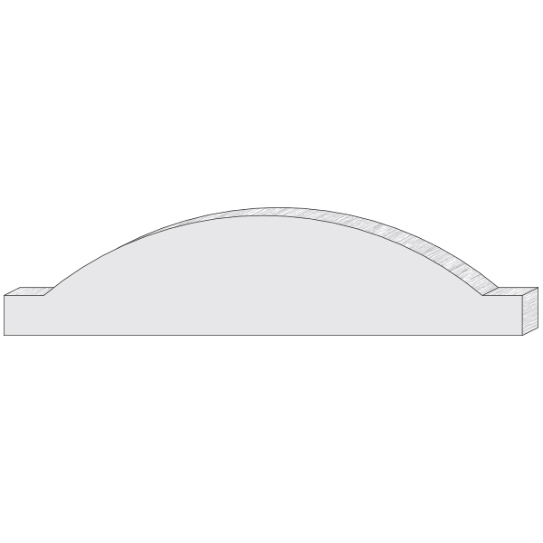 Wood moulding profile 758B