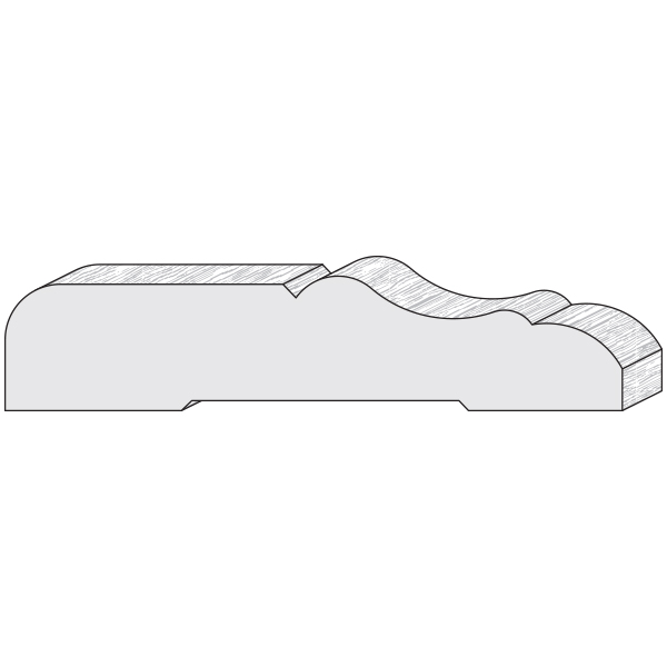 Wood moulding profile A109