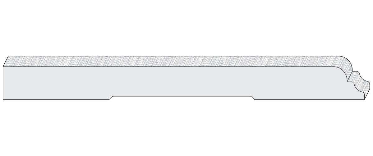 Wood moulding profile AB1002