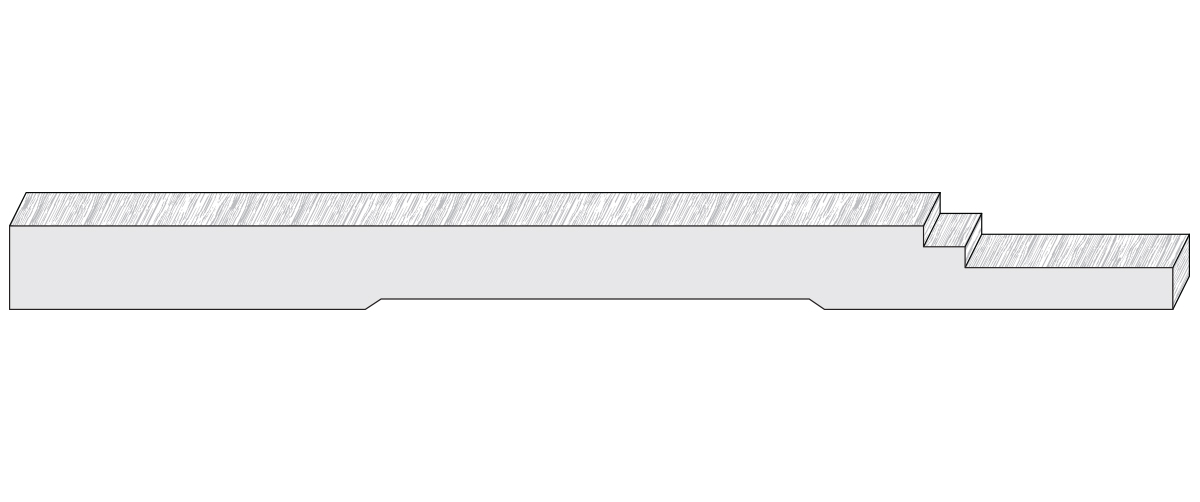 Wood moulding profile AB1003