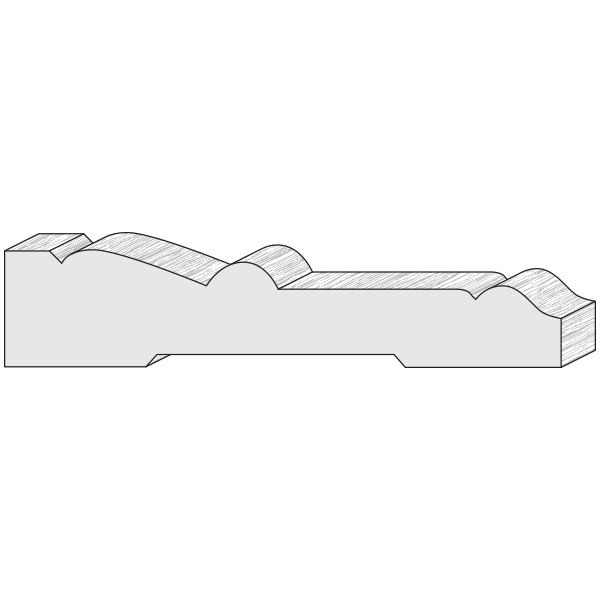 Wood moulding profile AC411
