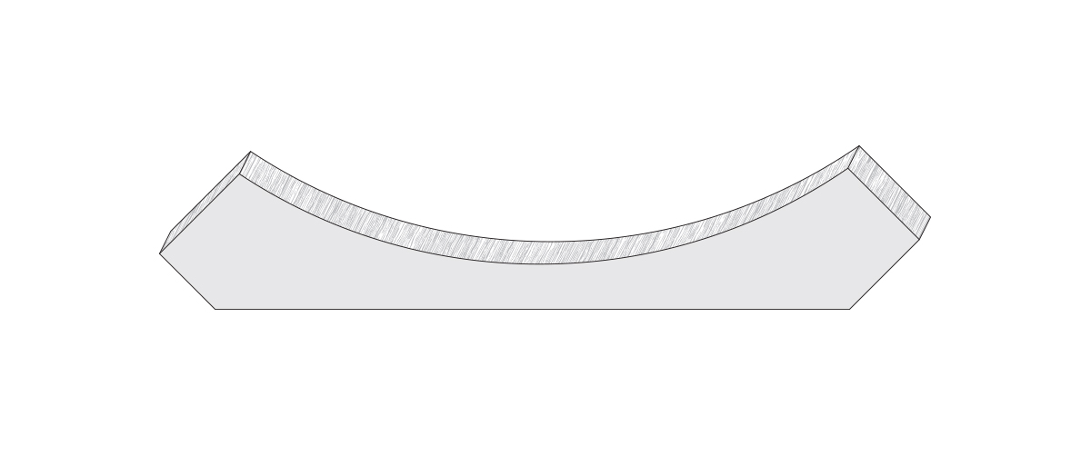 Wood moulding profile ACO5