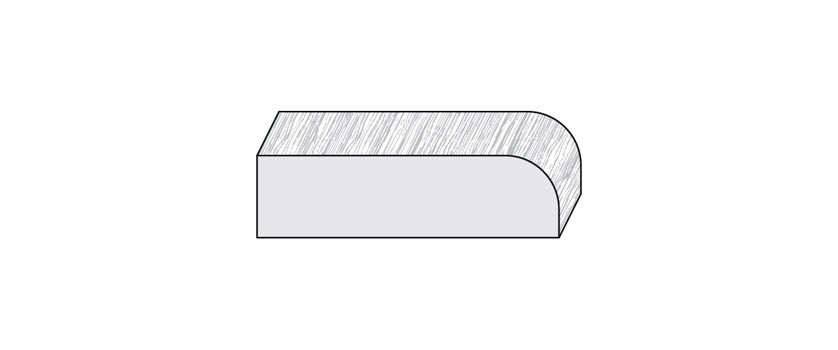 Wood moulding profile AS877