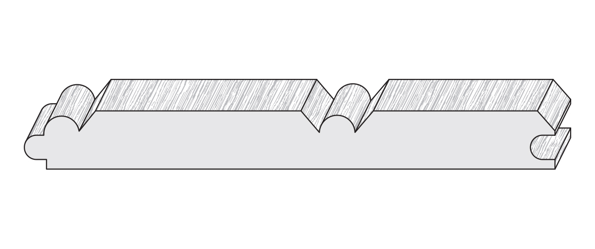 Wood moulding profile ATG701
