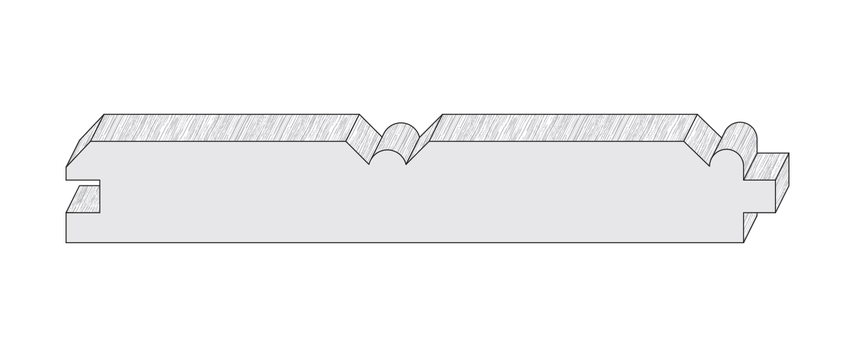 Wood moulding profile ATG701B