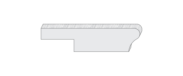 Wood moulding profile WOWS001